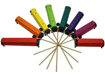 Chroma-Notes 8-Note Resonator Bell Set with Mallets and Carrying Case — view 2