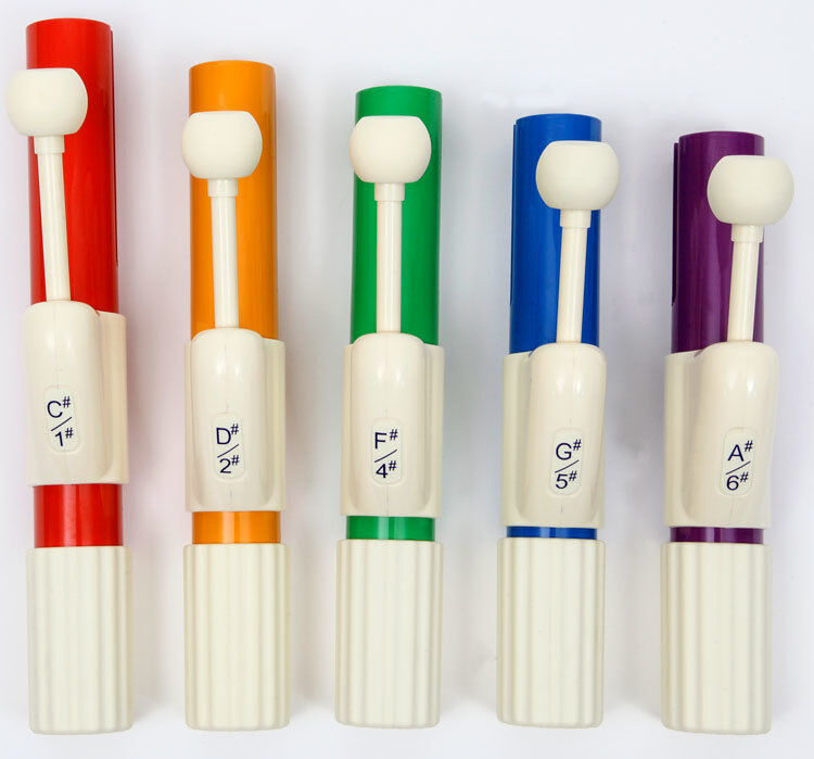 Chroma-Notes 5-Note Expansion Handchimes Set with Portable Case — view 2