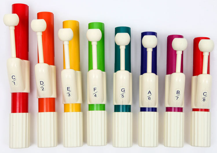 Chroma-Notes 8-Note Diatonic Handchimes Set in Portable Case — view 2