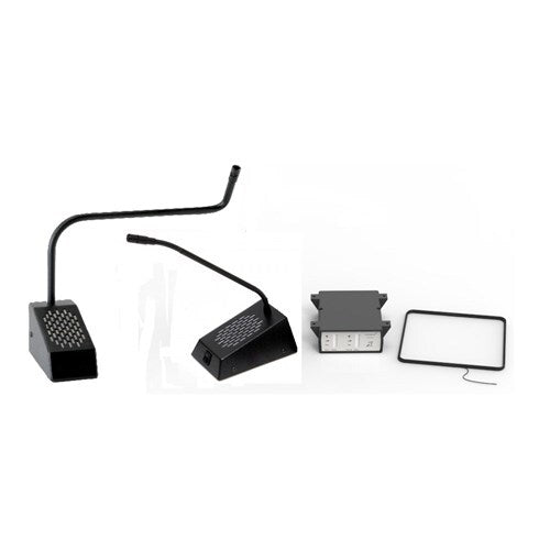 Curved Microphone Speech System -Black - KIT