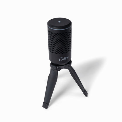 Carry-On Foldable USB Microphone with Tripod Stand and Headphone Output - Black — view 2