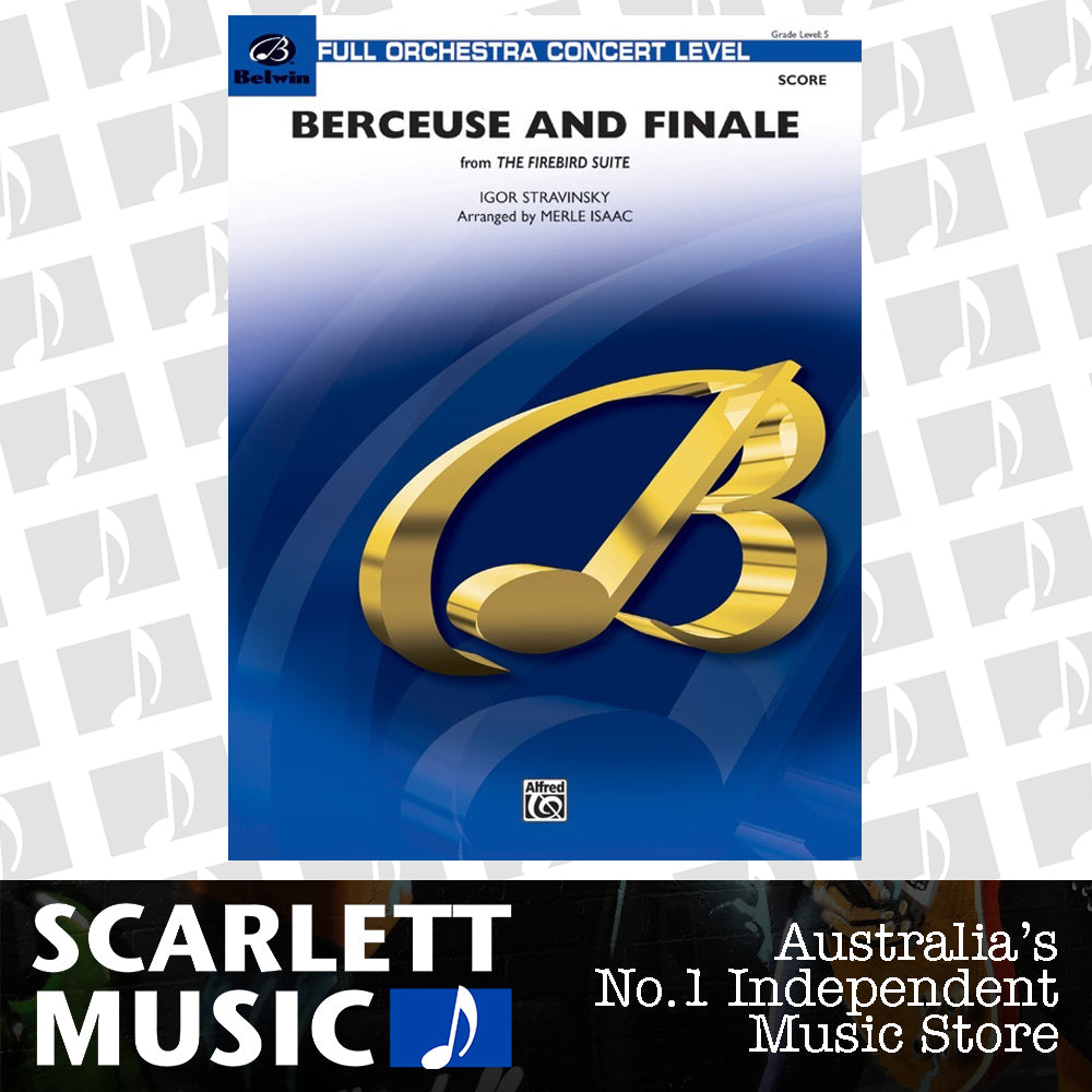 Berceuse and Finale Firebird Suite Full Orchestra Sheet Music — view 2