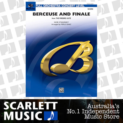 Berceuse and Finale Firebird Suite Full Orchestra Sheet Music — view 2
