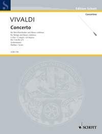 Vivaldi Concerto Ripieno PV 27 C Major Full Score by Schott Music, 20 Pages