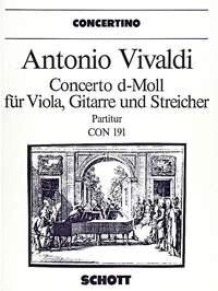 Vivaldi - Concerto D Minor RV 540 / PV 266 Full Score for String Orchestra