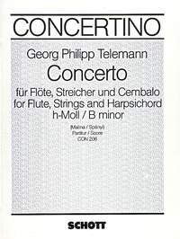 Telemann Concerto B Minor Full Score, 32 Pages, Schott Music
