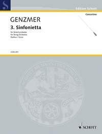 Genzmer 3rd Sinfonietta GeWV 133 Full Score for String Orchestra