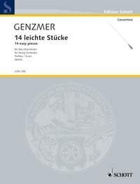 Genzmer - 14 Easy Pieces for String Orchestra GeWV 134 Full Score 32 Pages