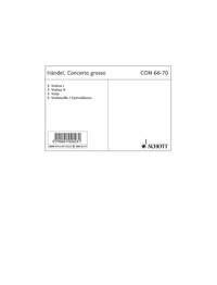Handel - Concerto Grosso Op. 6 HWV 325 No. 7 B Flat Parts by Schott Music, 146 Pages