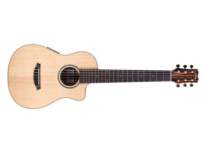 Cordoba Mini II EB-CE Spruce Top/Ebony Back, Sides Cutaway Electric Classical Guitar
