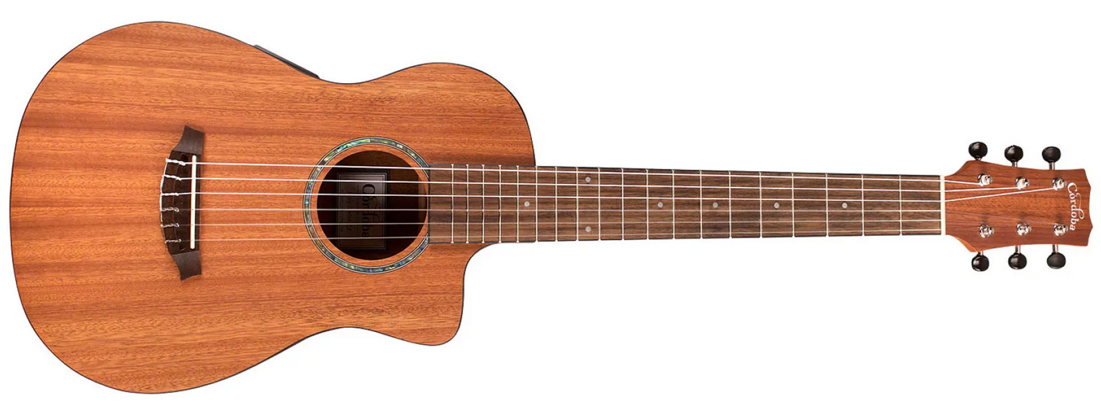Cordoba Mini II Traveller Guitar Mahgany CE w' Gig bag