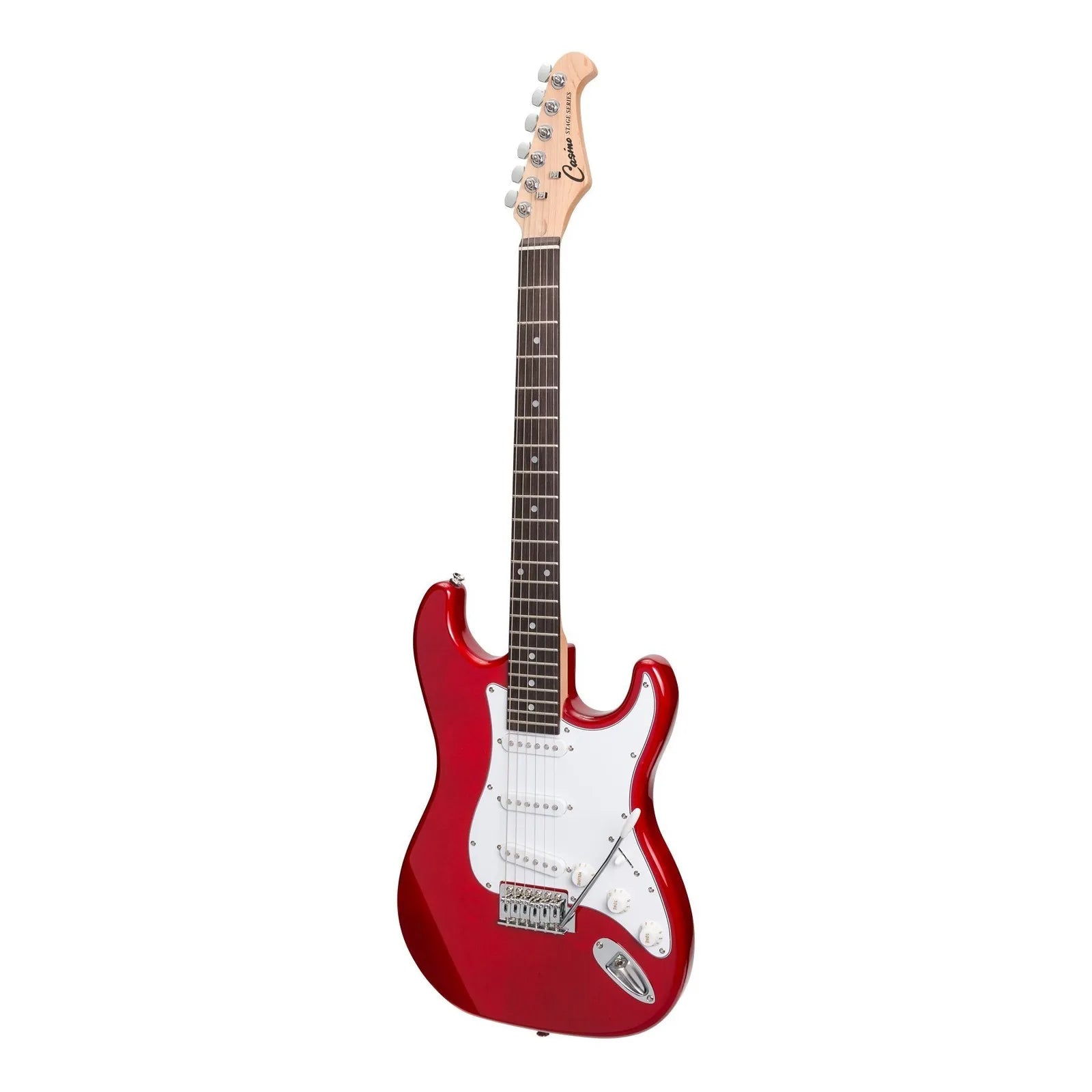 Casino CST-22-TWR Electric Guitar and 15 Watt Amplifier Pack in Transparent Wine Red — view 2