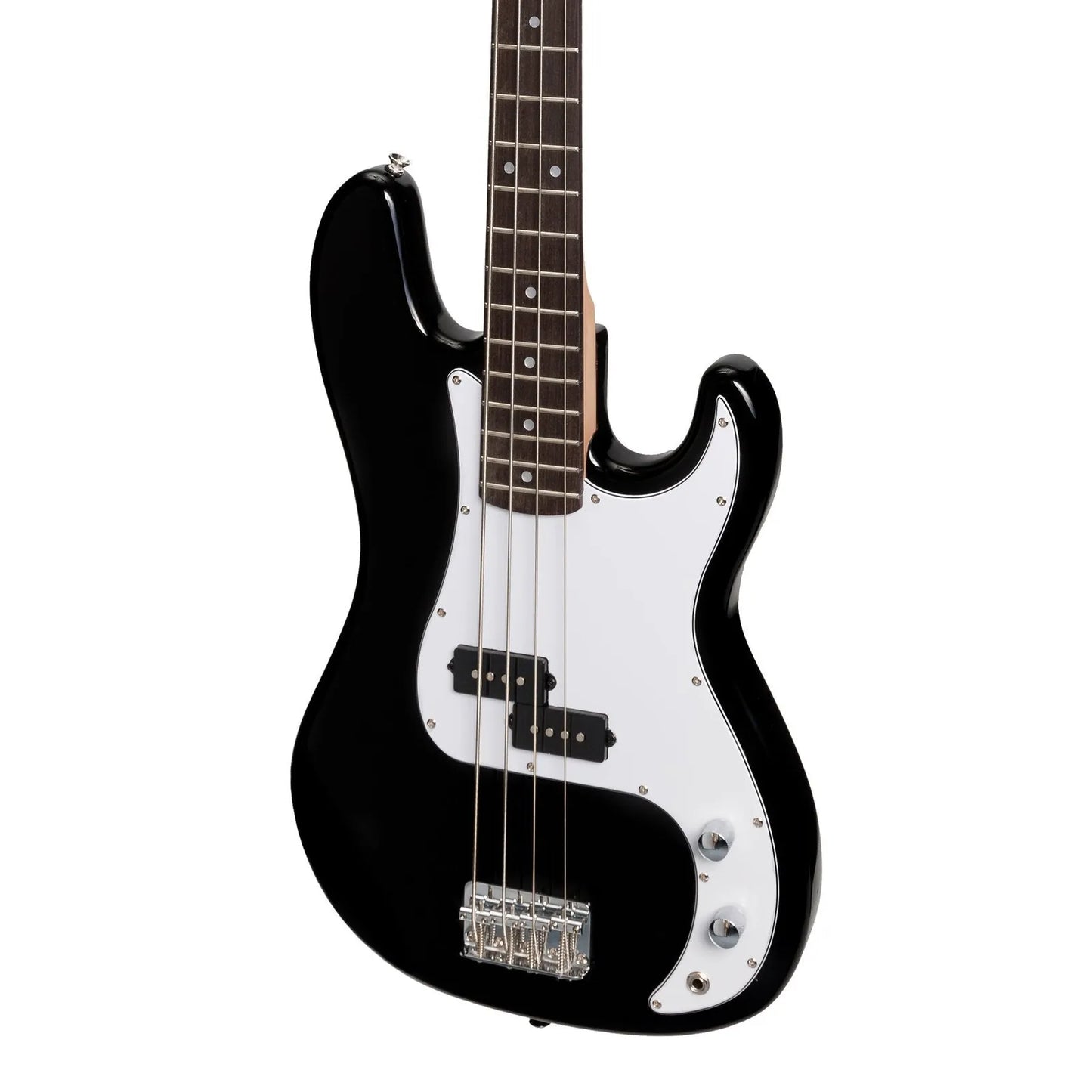 Casino CPB-21 P-Style Electric Bass Guitar with 15 Watt Amplifier Pack - Black — view 5