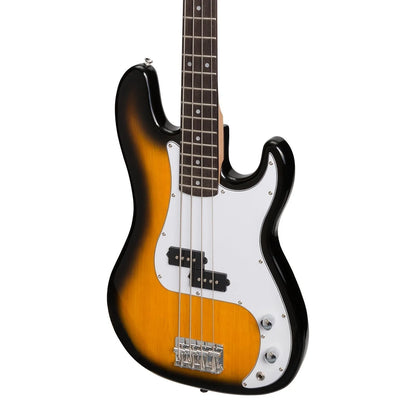 Casino CPB-21 Tobacco Burst P-Style Electric Bass Guitar and 15 Watt Amplifier Pack — view 5