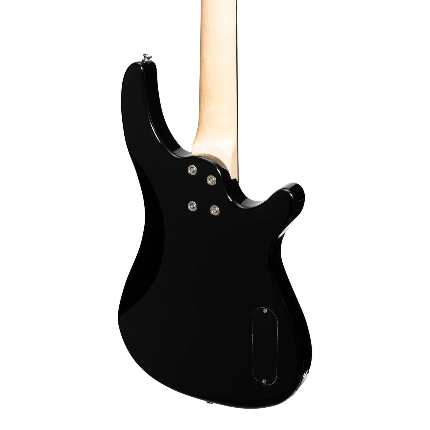 Casino '24 Series' Left Handed Short Scale Electric Bass Guitar Pack with 15W Amplifier - Black — view 6