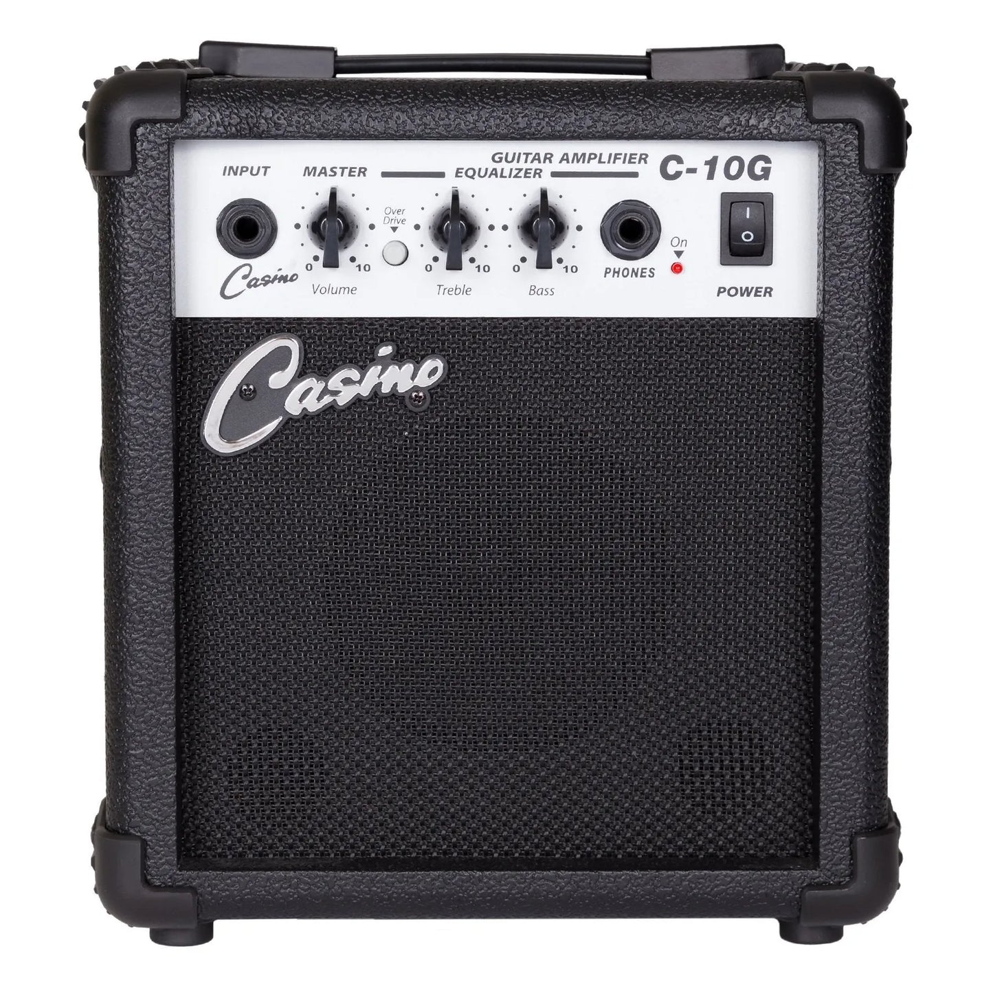 Casino ST-Style 3/4 Size Electric Guitar Pack with 10 Watt Amplifier - Black — view 3