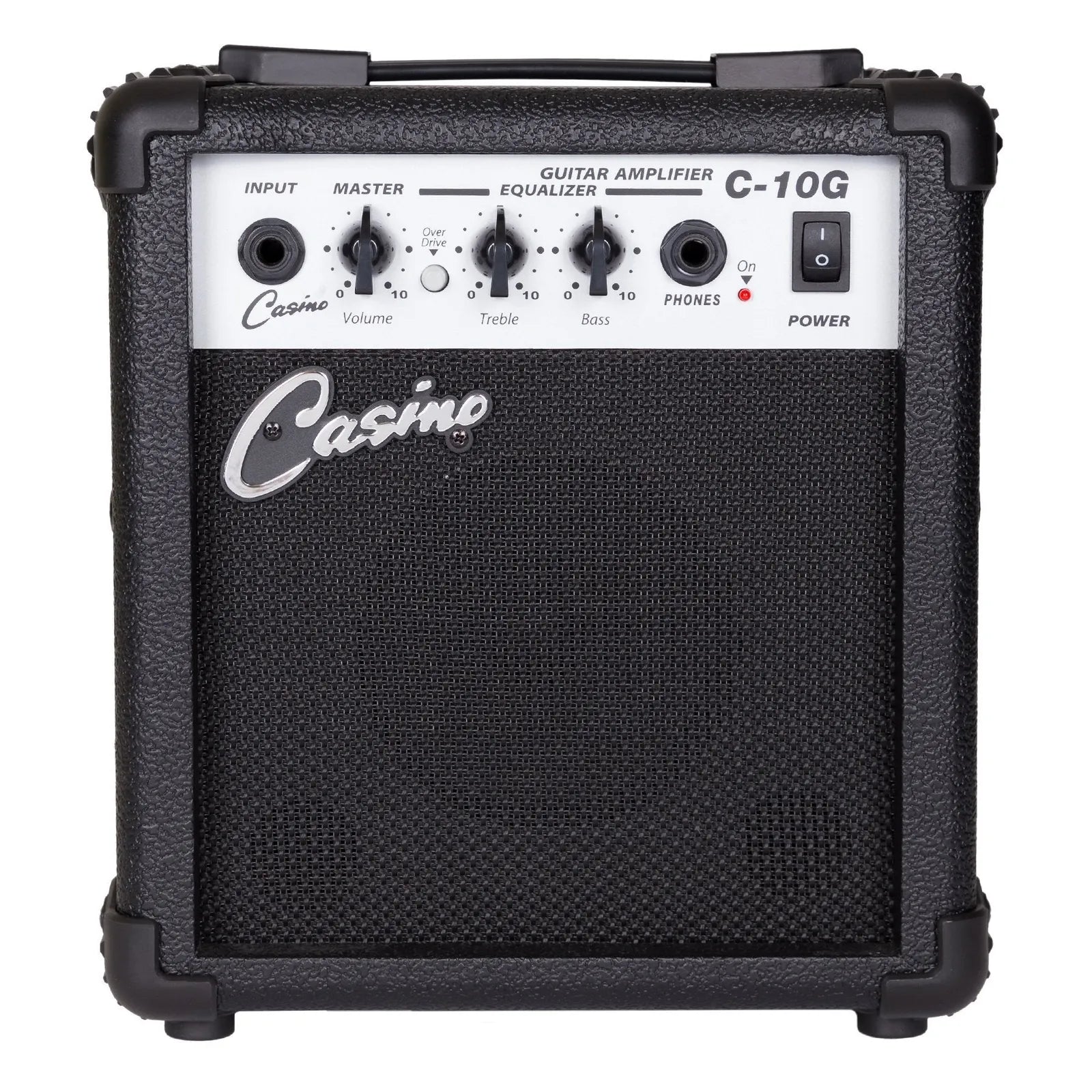 Casino ST-Style 3/4 Size Electric Guitar Pack with 10 Watt Amplifier - Black — view 3