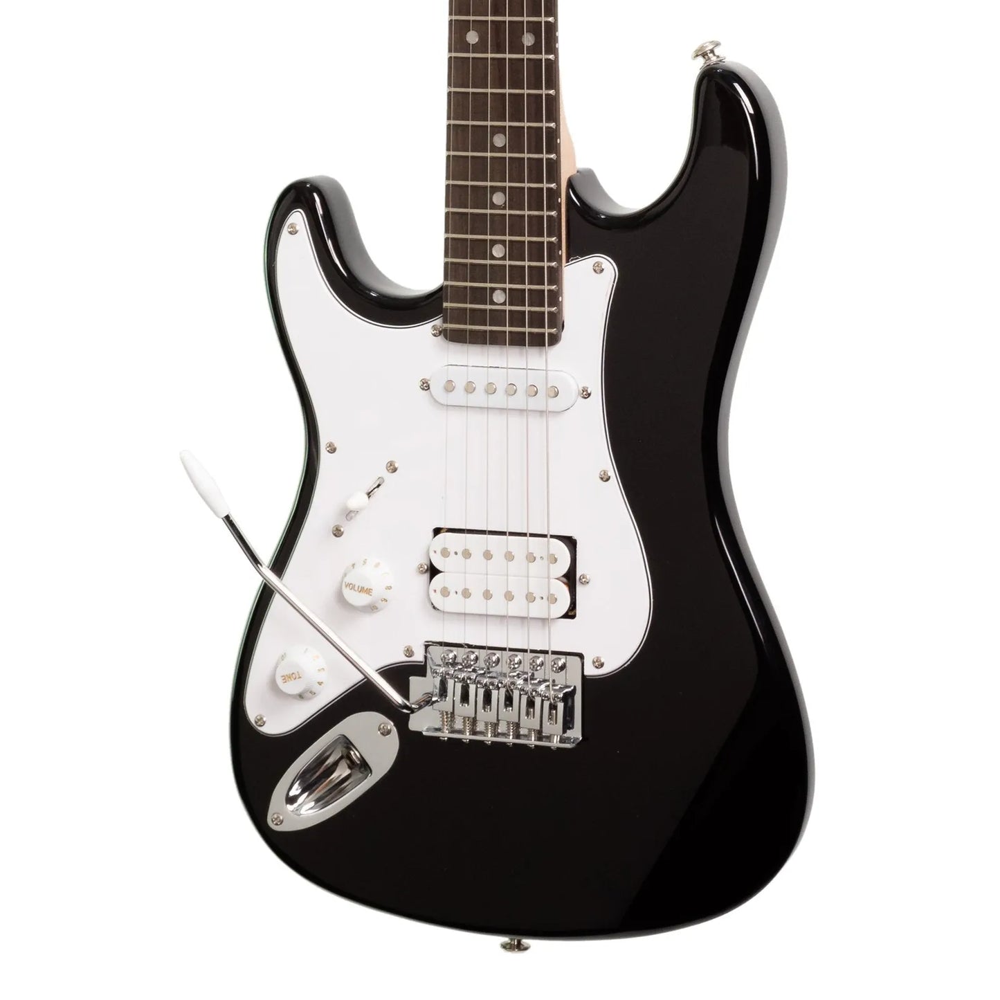 Casino ST-Style 3/4 Size Left Handed Electric Guitar and 10 Watt Amplifier Pack - Black — view 5