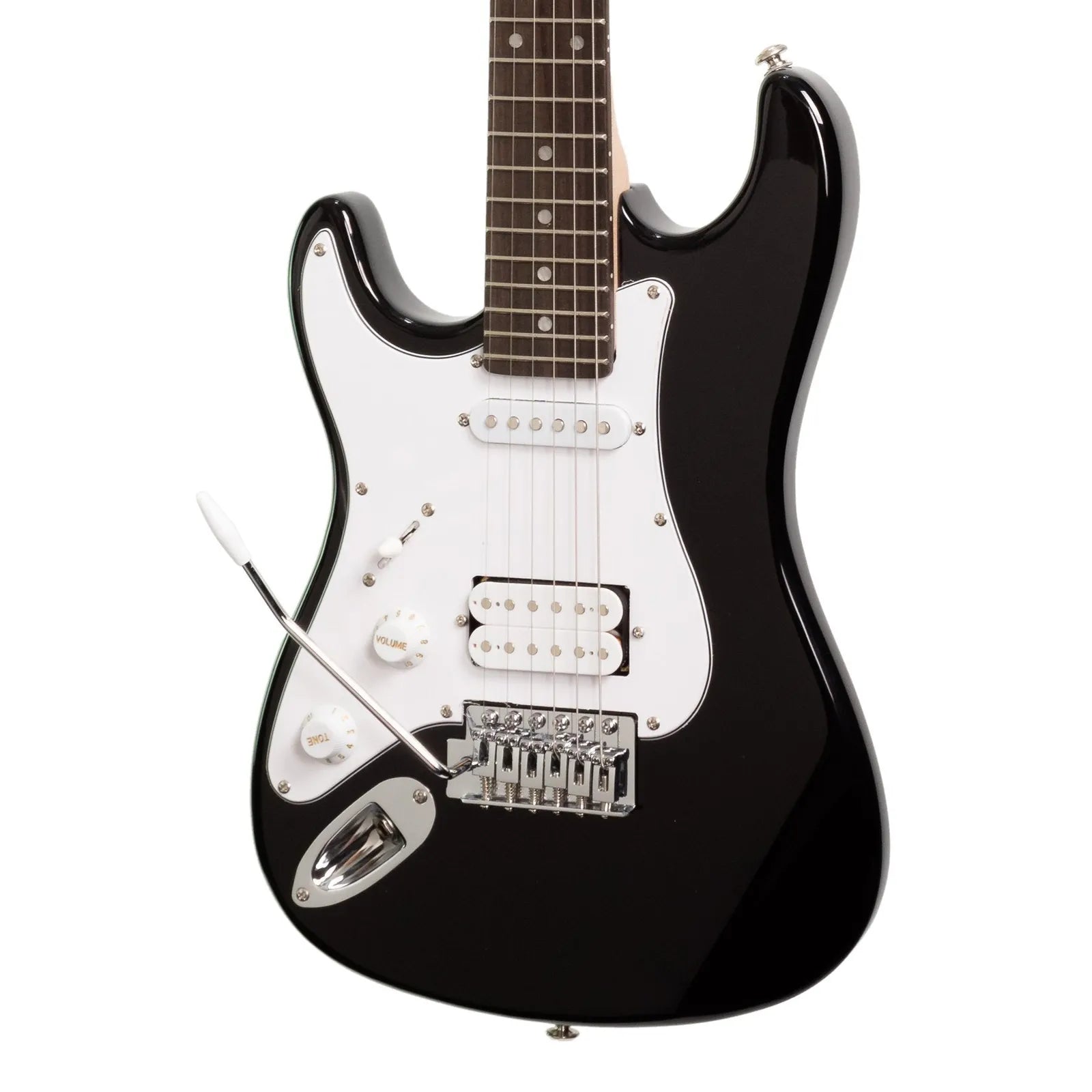 Casino ST-Style 3/4 Size Left Handed Electric Guitar and 10 Watt Amplifier Pack - Black — view 5