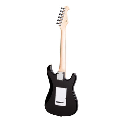 Casino ST-Style 3/4 Size Left Handed Electric Guitar and 10 Watt Amplifier Pack - Black — view 3