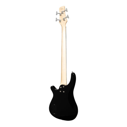 Casino CTB-24-BLK Electric Bass Guitar Pack with 15 Watt Amplifier, Gig Bag, Strap, Lead, Picks, and Tuner - Black T-Style — view 3
