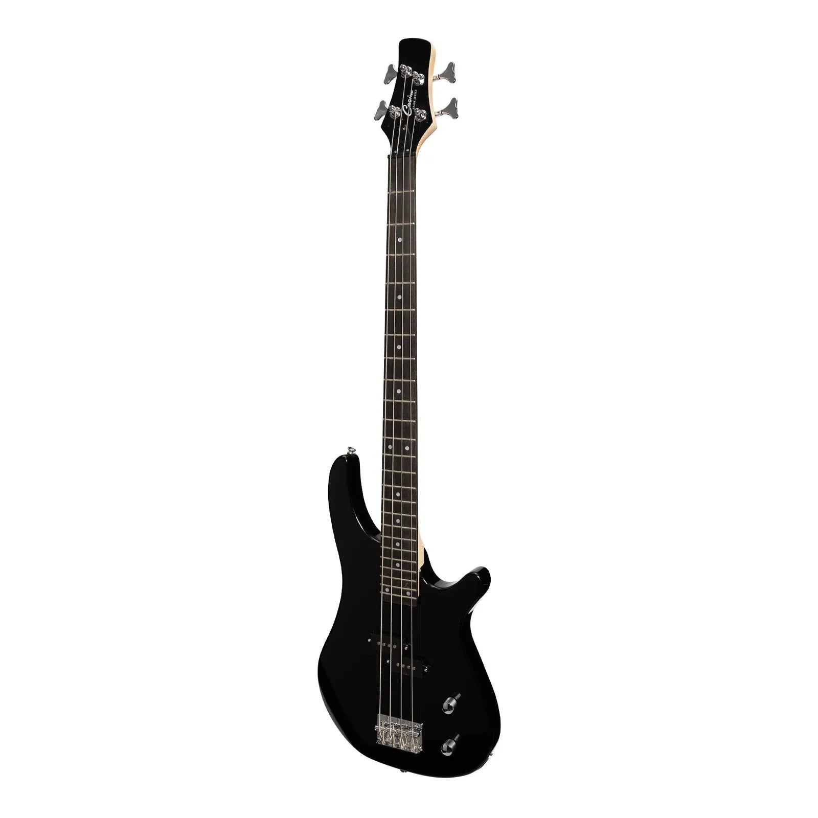 Casino CTB-24-BLK Electric Bass Guitar Pack with 15 Watt Amplifier, Gig Bag, Strap, Lead, Picks, and Tuner - Black T-Style — view 2