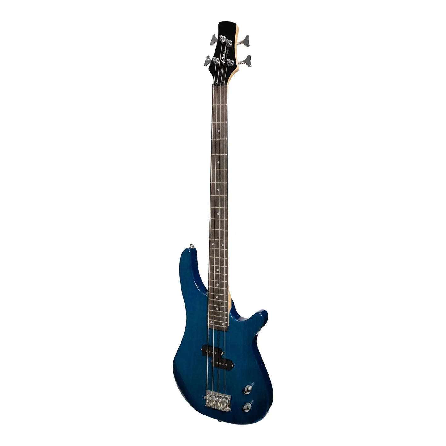 Casino CTB-24-TBL Tune-Style Electric Bass Guitar with 15W Amplifier Pack - Transparent Blue — view 2