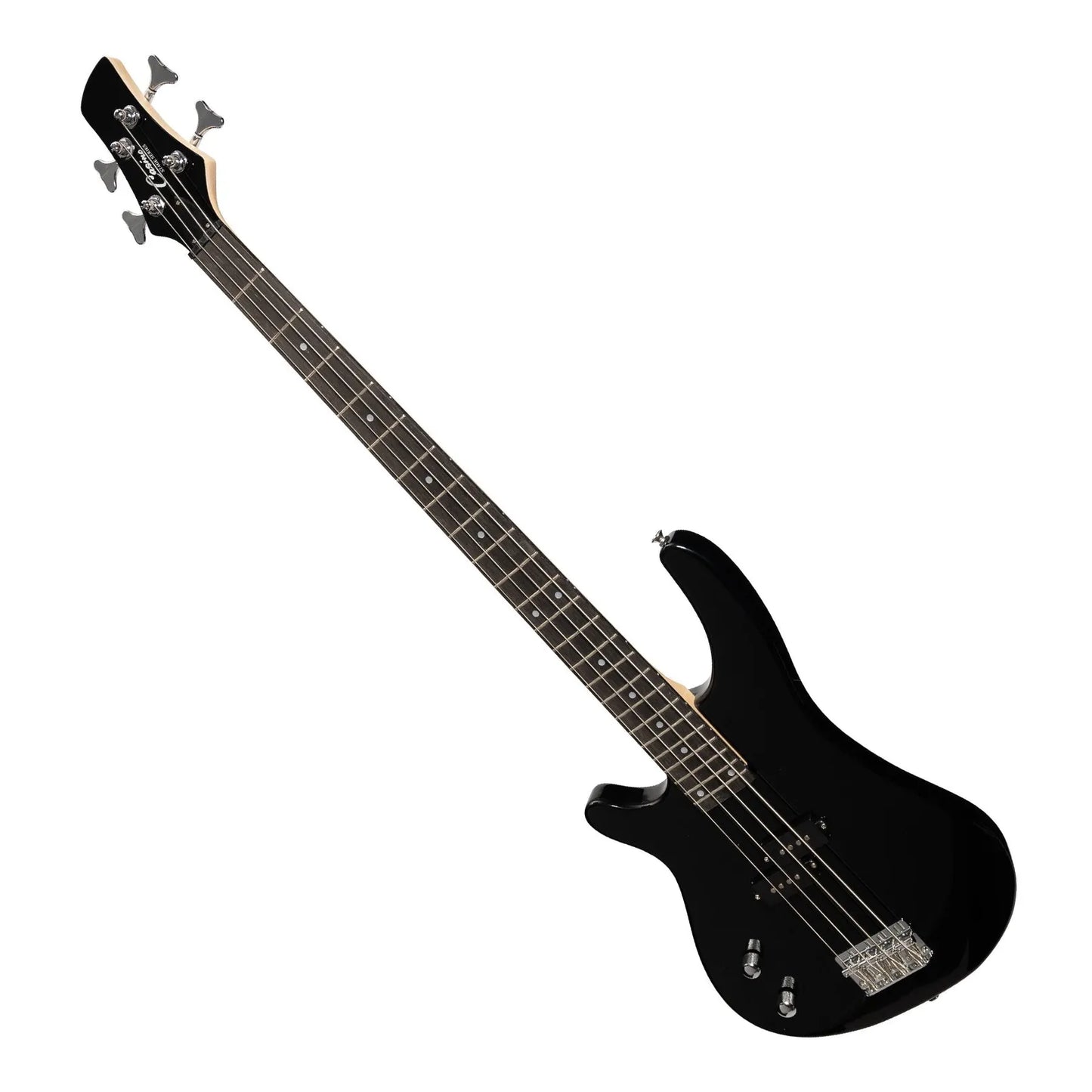 Casino CTB-24L-BLK Left Handed T-Style Electric Bass Guitar with 15 Watt Amplifier Pack (Black) — view 4