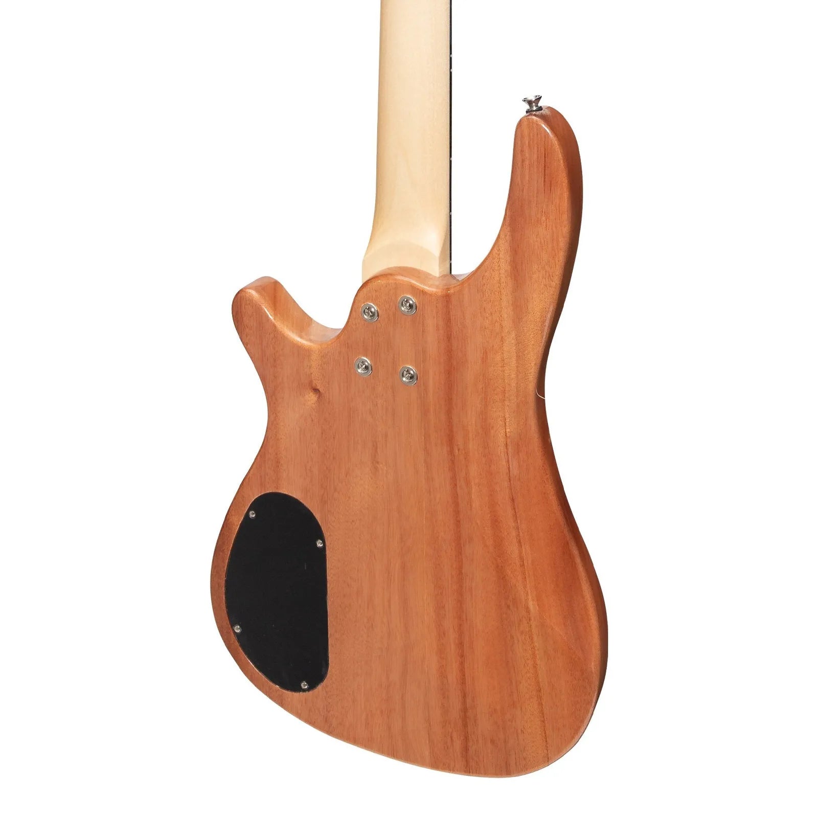 Casino '24 Series' Mahogany T-Style Electric Bass Guitar Pack with 15 Watt Amplifier (Natural Gloss) — view 6