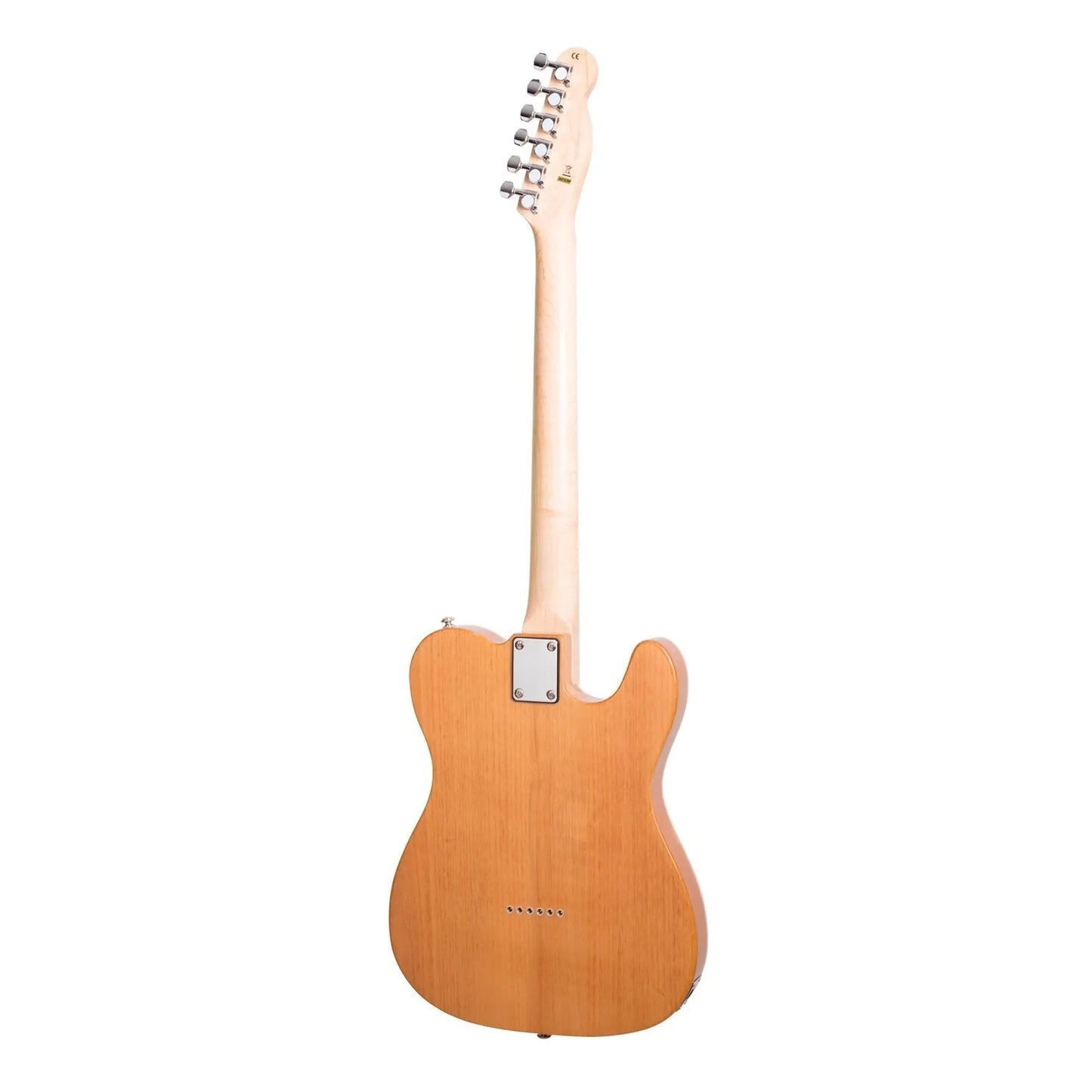 Casino TE-Style Left Handed Electric Guitar Set with 15 Watt Amplifier Pack - Natural Gloss — view 3