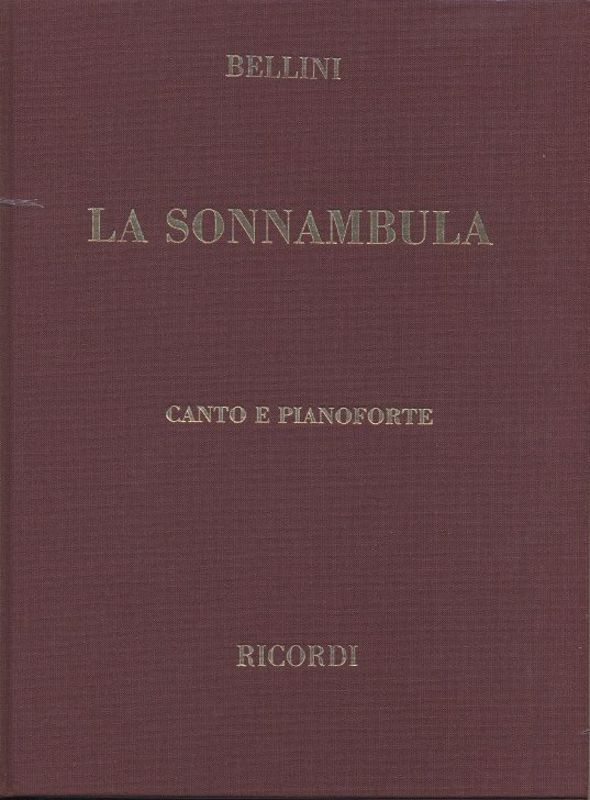 La Sonnambula Book