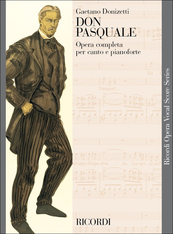 Don Pasquale Vocal Score Italian Only Book