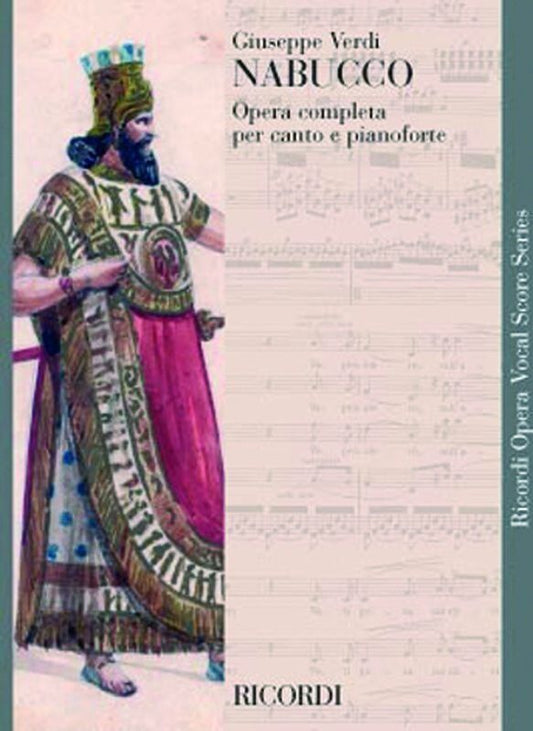 Verdi Nabucco Vocal Score Italian - Ricordi Opera Series, 248 Pages