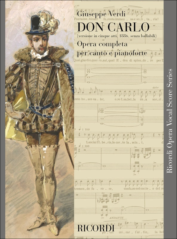 Don Carlo Vs (5 Acts) Book