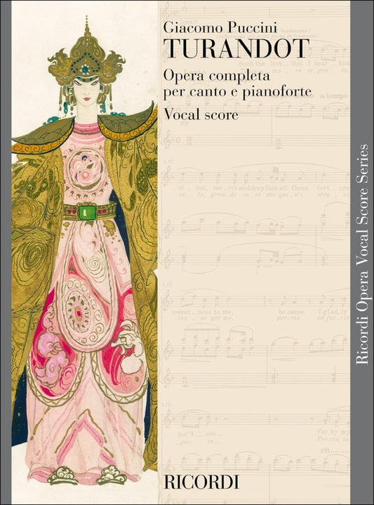 Turandot English (Elkin) And Italian Vocal Score Book