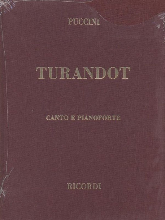 Turandot Italian Vocal Score Cloth Ital/Ger Book