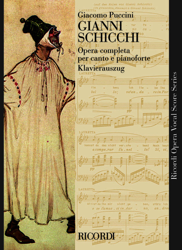 Gianni Schicchi (German And Italian) Book