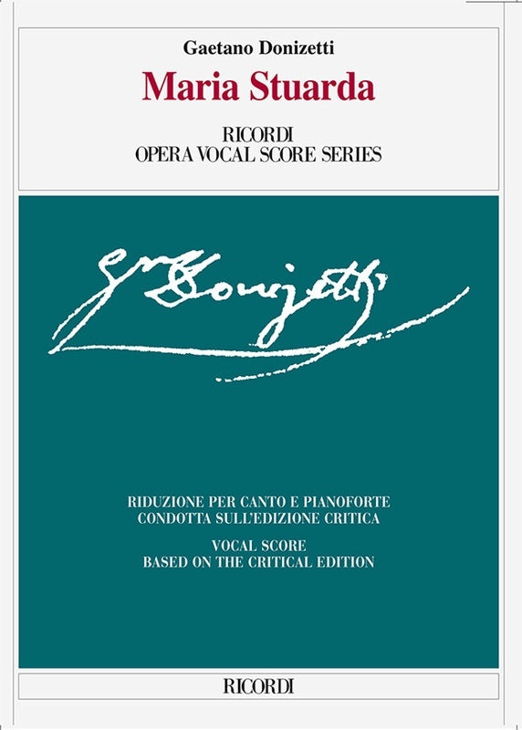 Maria Stuarda Engl And Ital Vocal Score Book