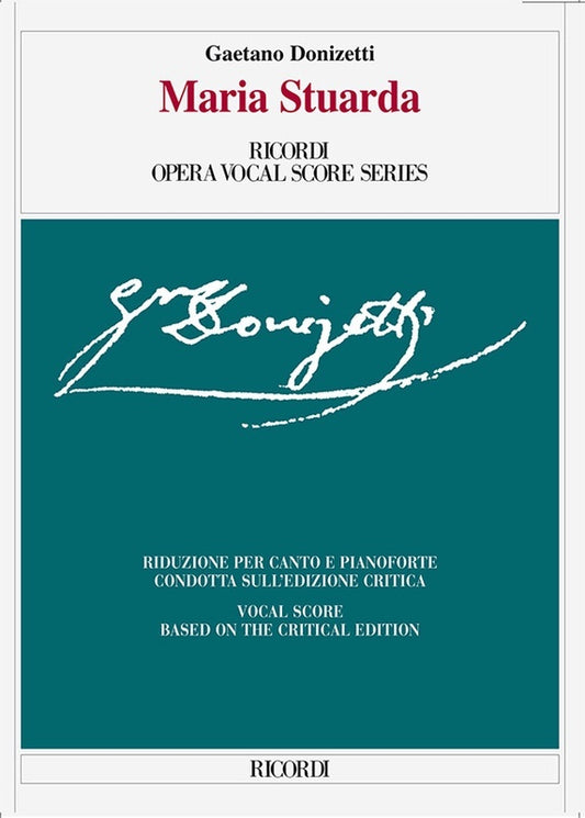 Maria Stuarda Engl And Ital Vocal Score Book