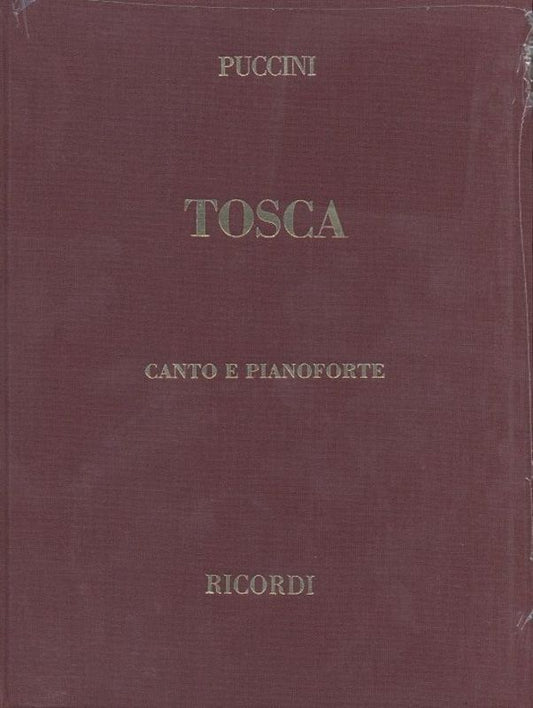Tosca Cloth Engl And Ital Vocal Score Book