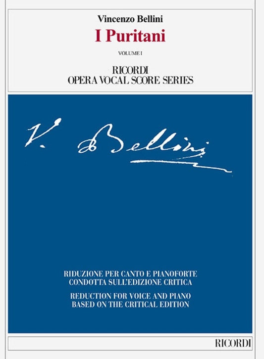Bellini - I Puritani Vocal Score (Softcover Book)