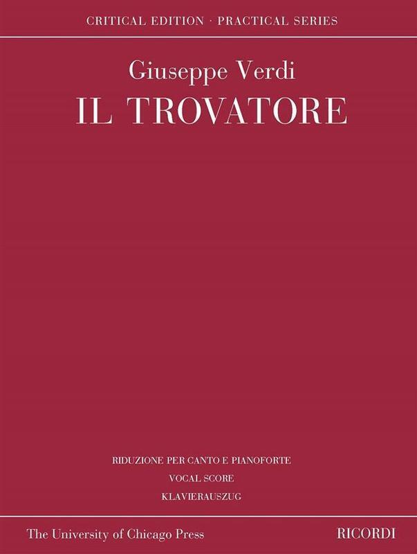 Verdi - Il Trovatore Vocal Score Eng/Ita/Ger (Softcover Book)