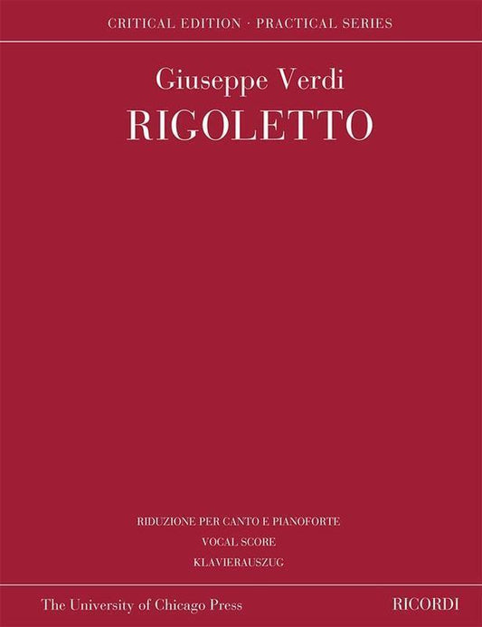 Verdi - Rigoletto Vocal Score (Softcover Book)