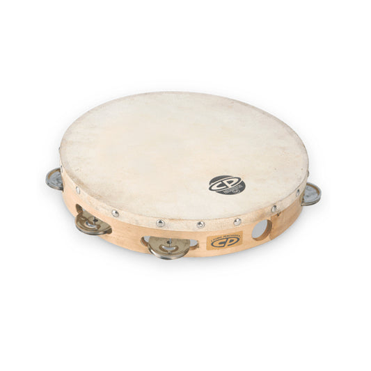 LP CP Wood Head Sng Row 10 Inch Tambourine