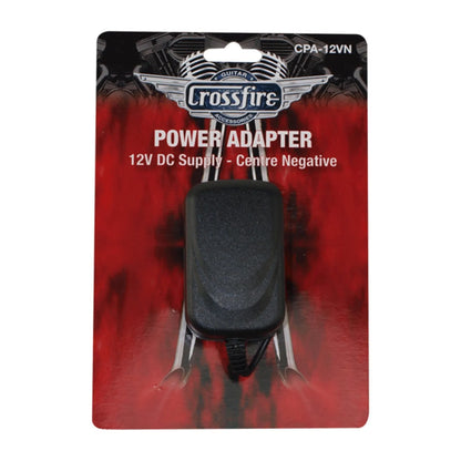 Crossfire CPA-12VN 12 Volt Centre Negative Power Supply for Guitar Effects Pedals, 1100mA, 1.65m Cable Length — view 5