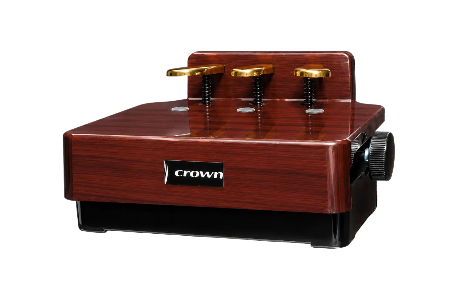 Crown Height Adjustable Piano Pedal Extender Riser - Rosewood