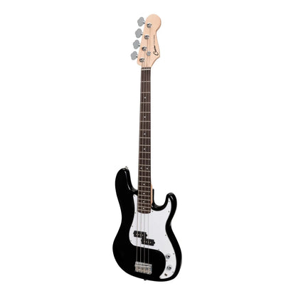 Casino CPB-21 P-Style Electric Bass Guitar Black with Gig Bag, Tuner, Strap, Lead, Picks — view 2