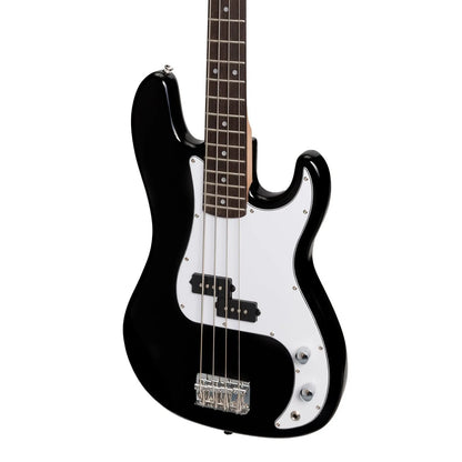Casino CPB-21 P-Style Electric Bass Guitar Black with Gig Bag, Tuner, Strap, Lead, Picks — view 5