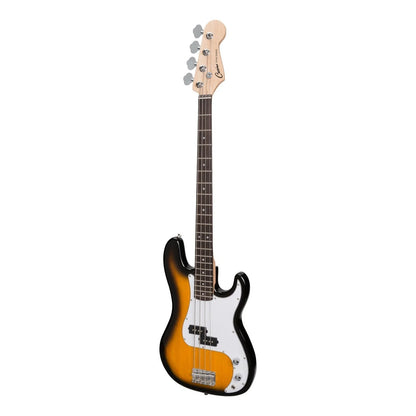 Casino CPB-21 Tobacco Burst P-Style Electric Bass Guitar with Gig Bag — view 2
