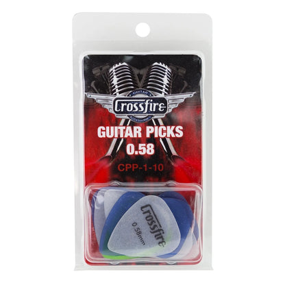 Crossfire 0.58mm Assorted Guitar Picks - 10 Pack — view 2